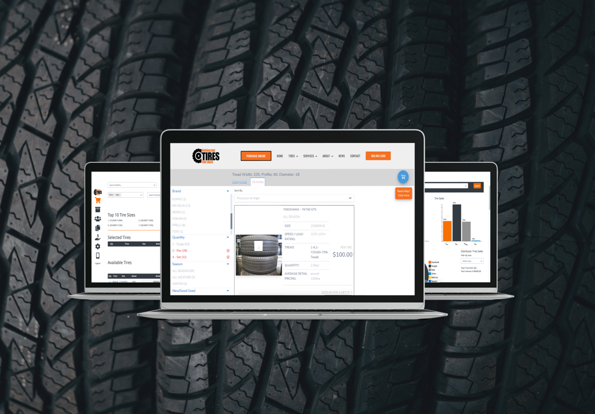 An example of driving digital transformation through digital process automation with client Nothing But Tires.