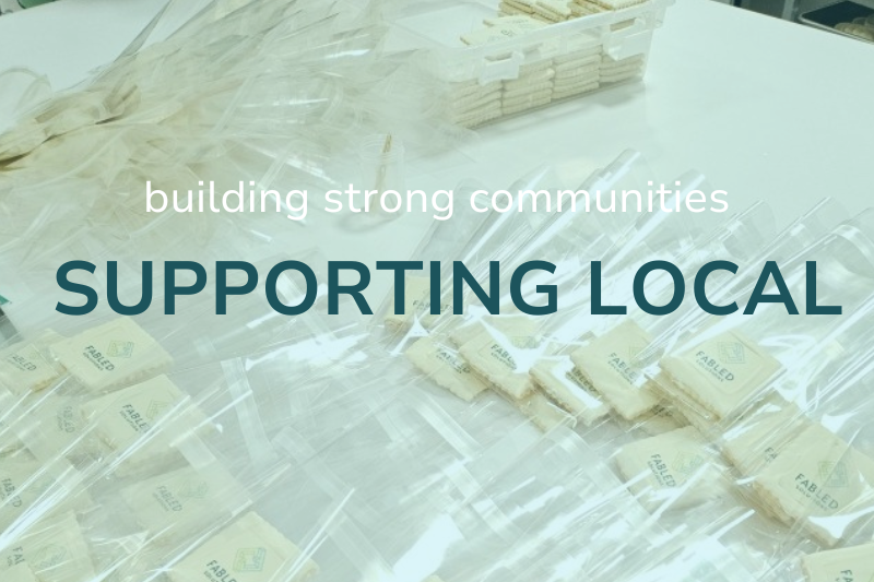 Building strong communities by supporting local.