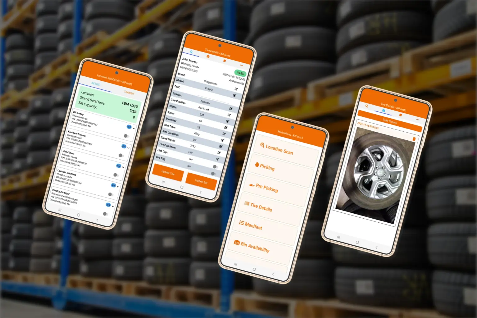 tire trax mobile application development