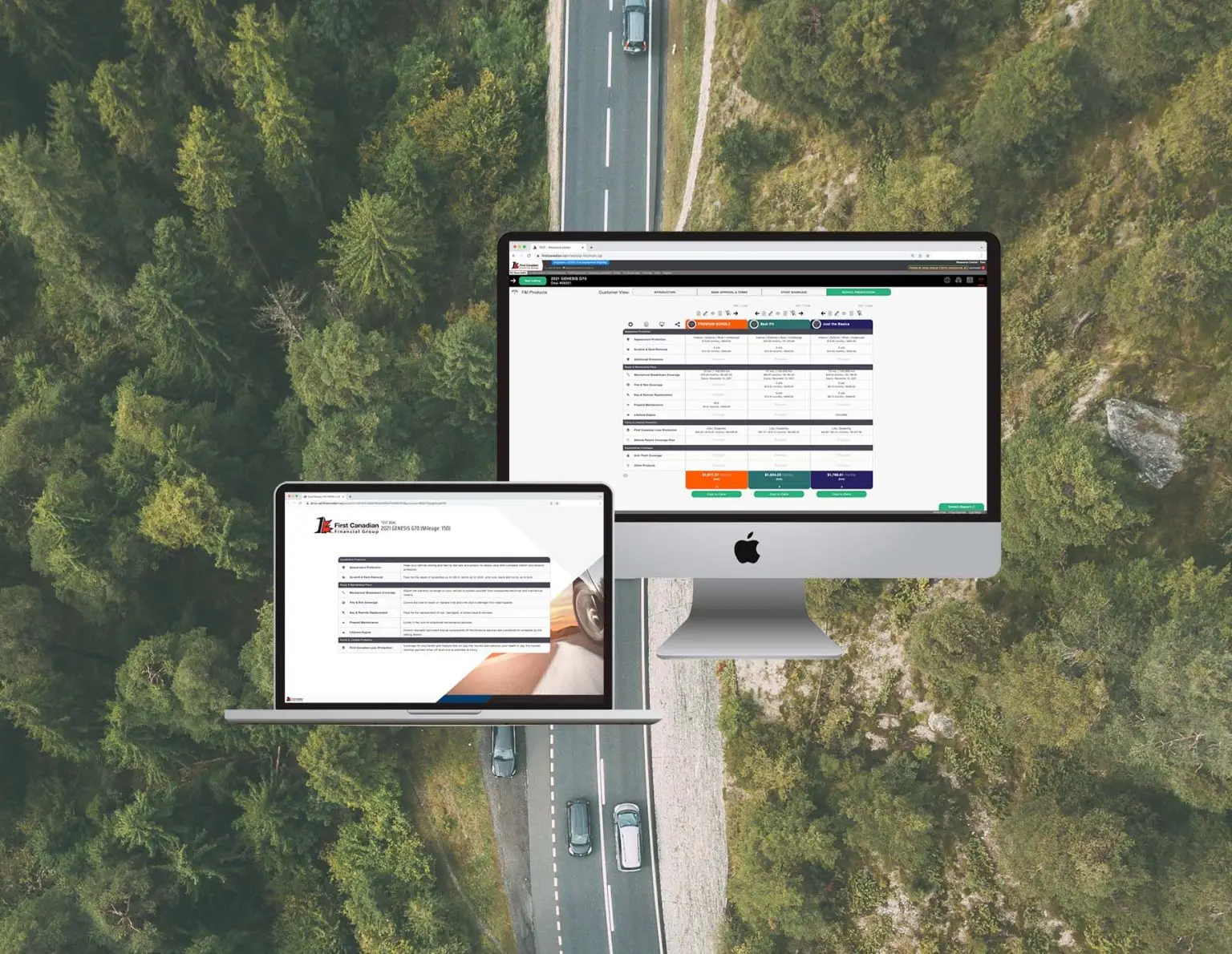 FC Academy LMS web application development across different screen types